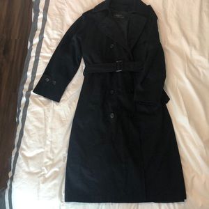 Trench coat in Navy Blue